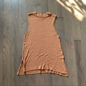 AEO SOFT & SEXY RIBBED MOCK NECK TANK